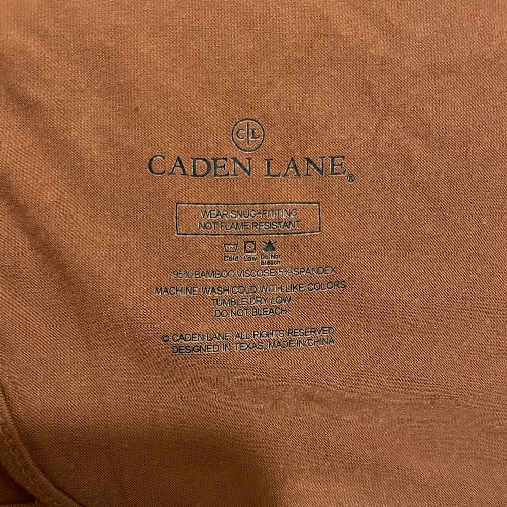Caden Lane Camel Swaddle Blanket - Picture 3 of 3